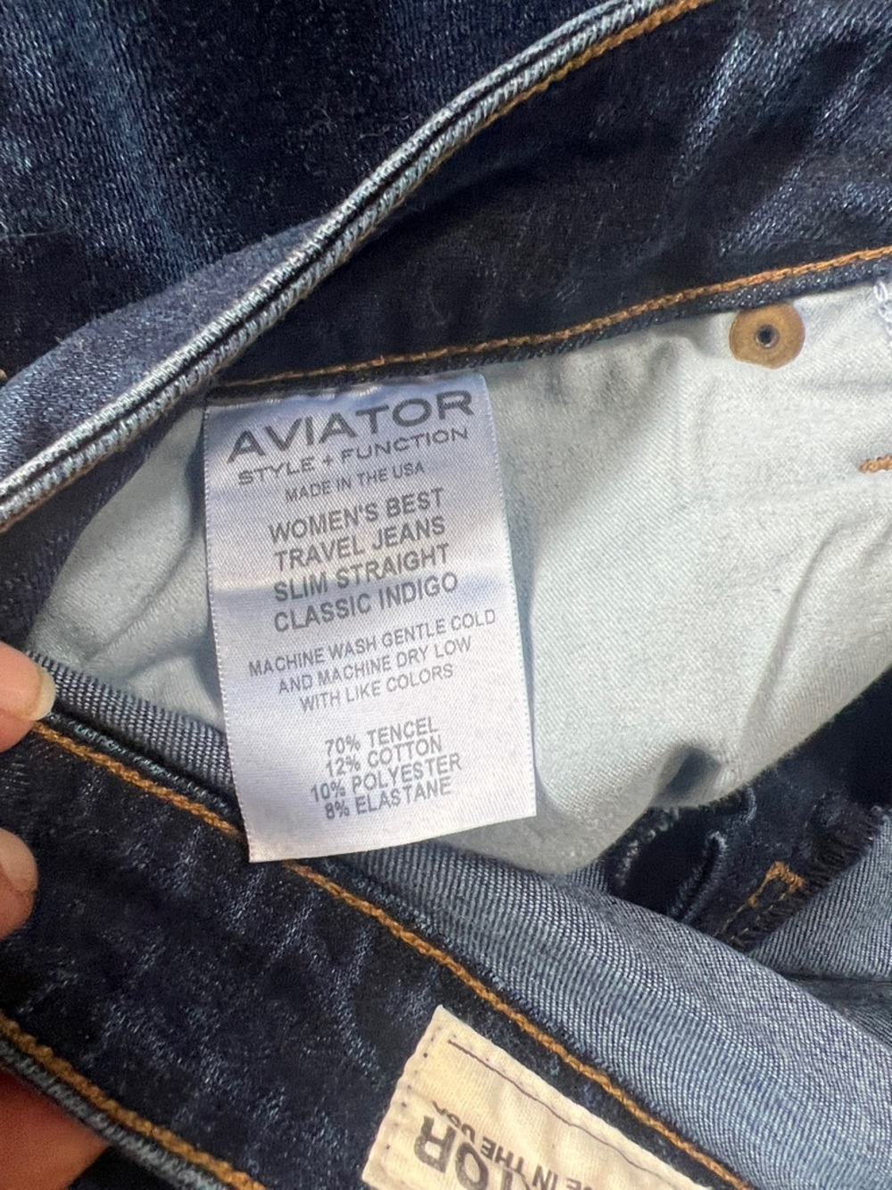 Aviator Travel Stretchy Jeans - Picture 4 of 5